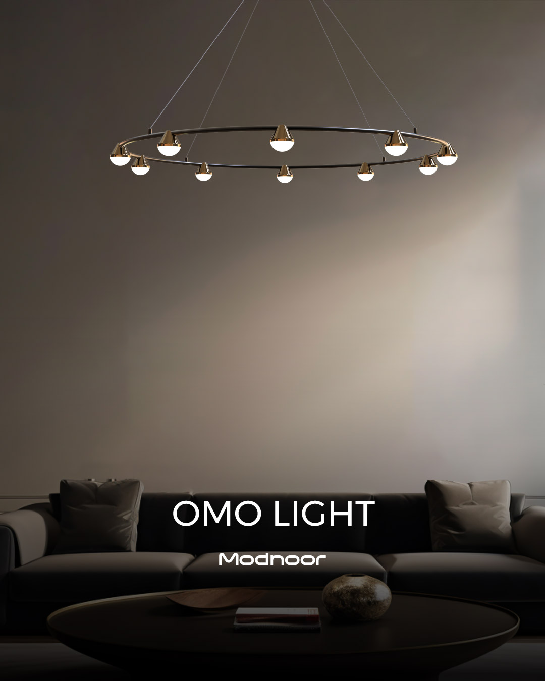 لوستر مدرن امو لایت -omo light 2