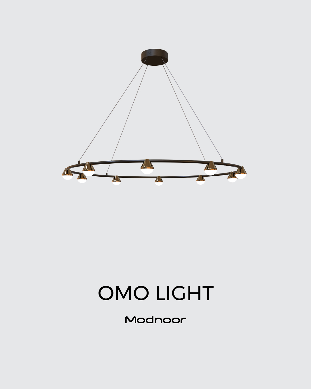 لوستر مدرن امو لایت -omo light 4