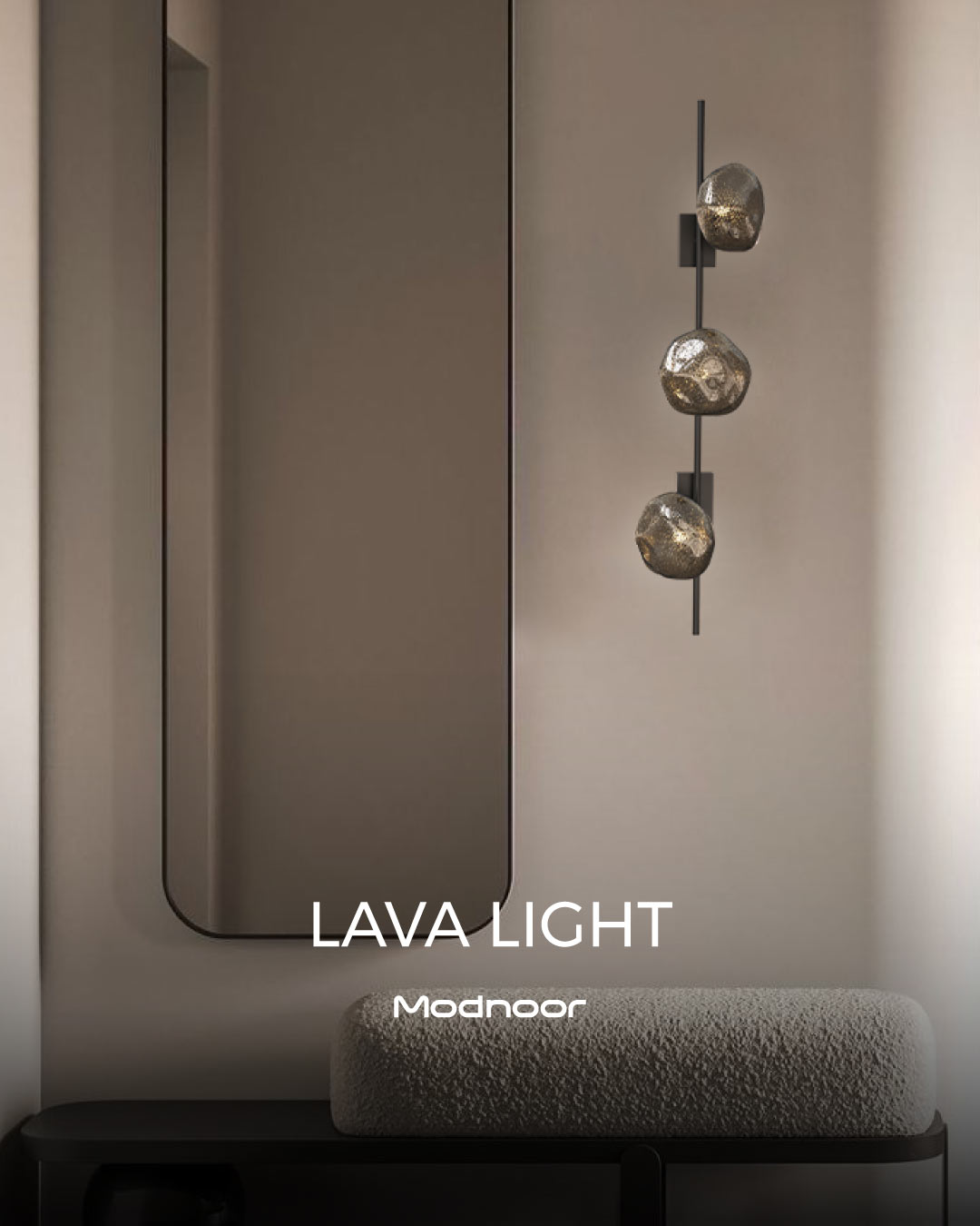- LAVA-DIVARI - دیوارکوب لاوا - سه شعله