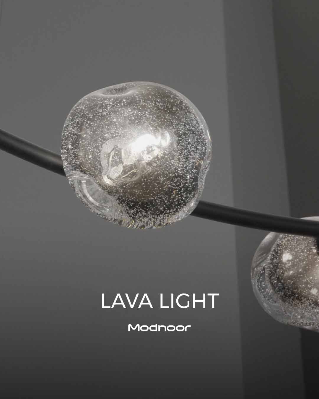لوستر لاوا لایت گرد قطر 80 - lava light