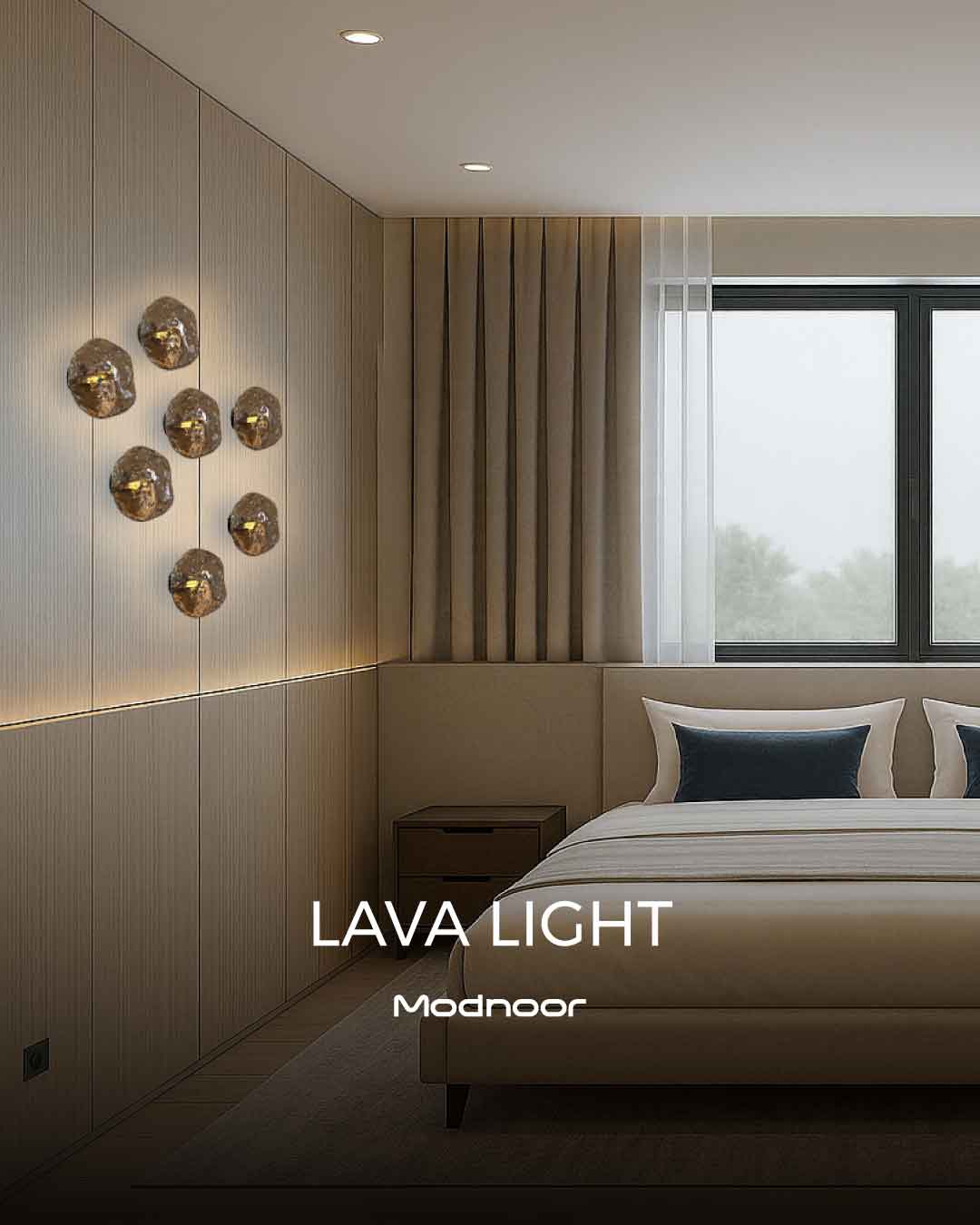 LAVA--TAK- لوستر دیوارکوب لاوا 1 شعله