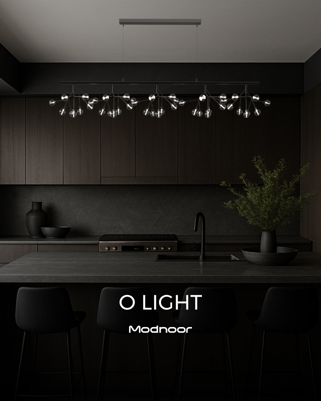لوستر مدرن خطی اُ لایت - O Light