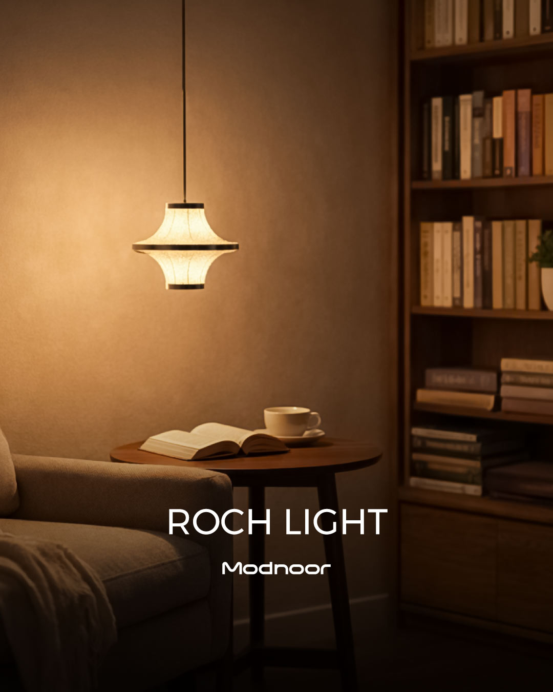 لوستر آویز تک ماژول رچ قطر30 _ Roch