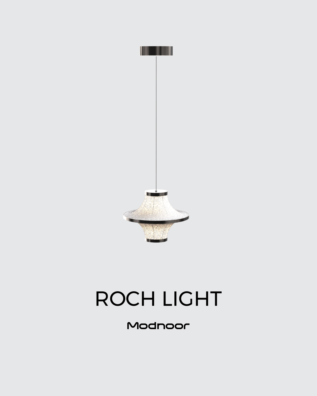 لوستر آویز تک ماژول رچ قطر30 _ Roch