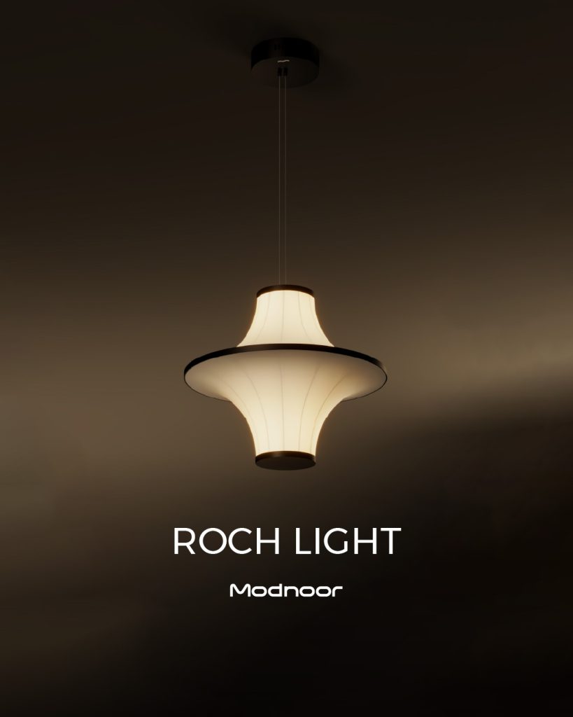 لوستر آویز تک ماژول رچ قطر 50 Roch