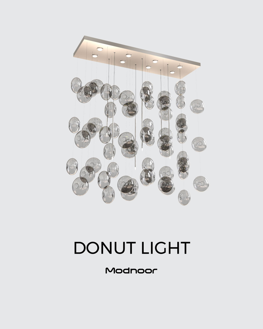 لوستر کانتر دونات لایت - Donut Light