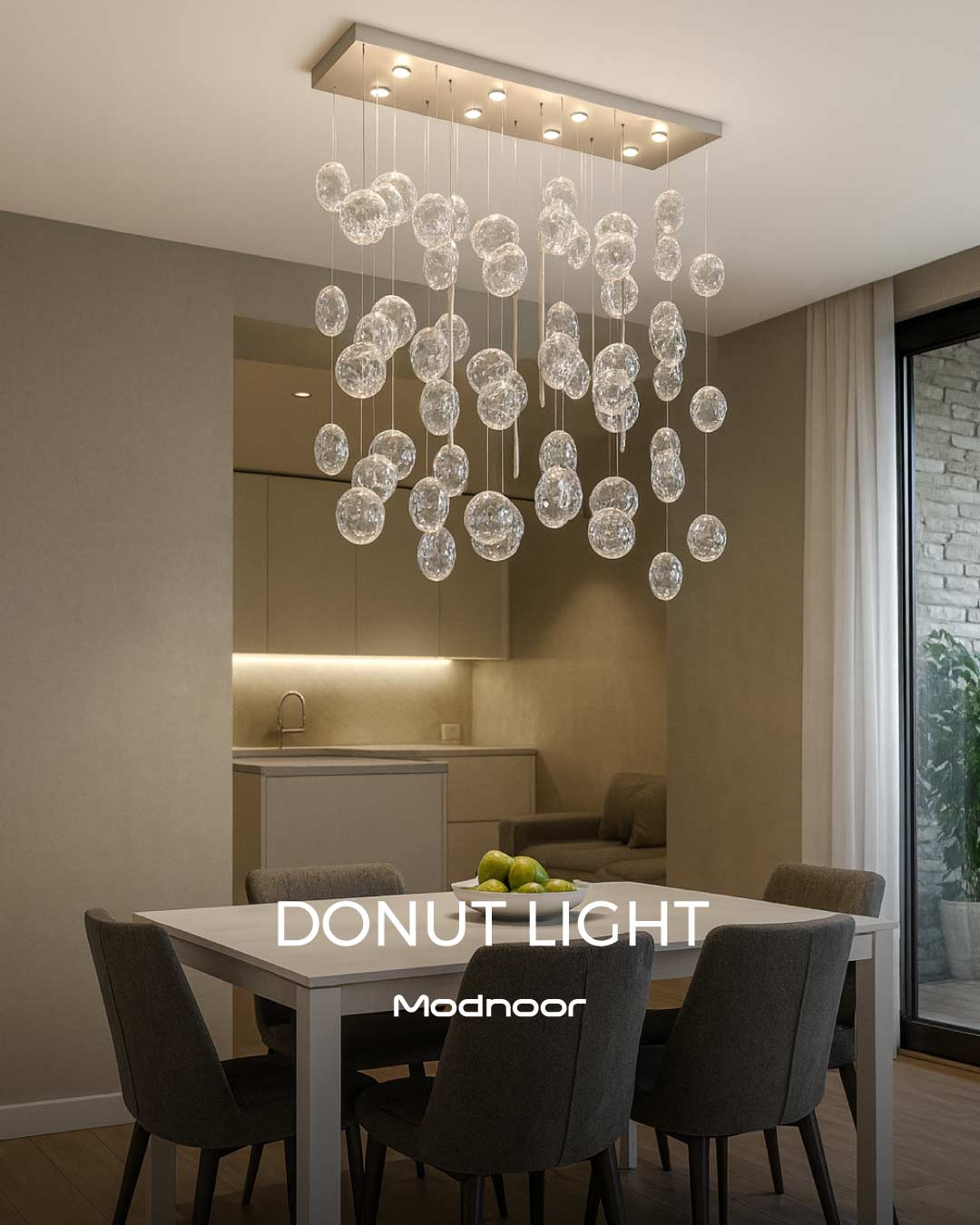 لوستر کانتر دونات لایت - Donut Light