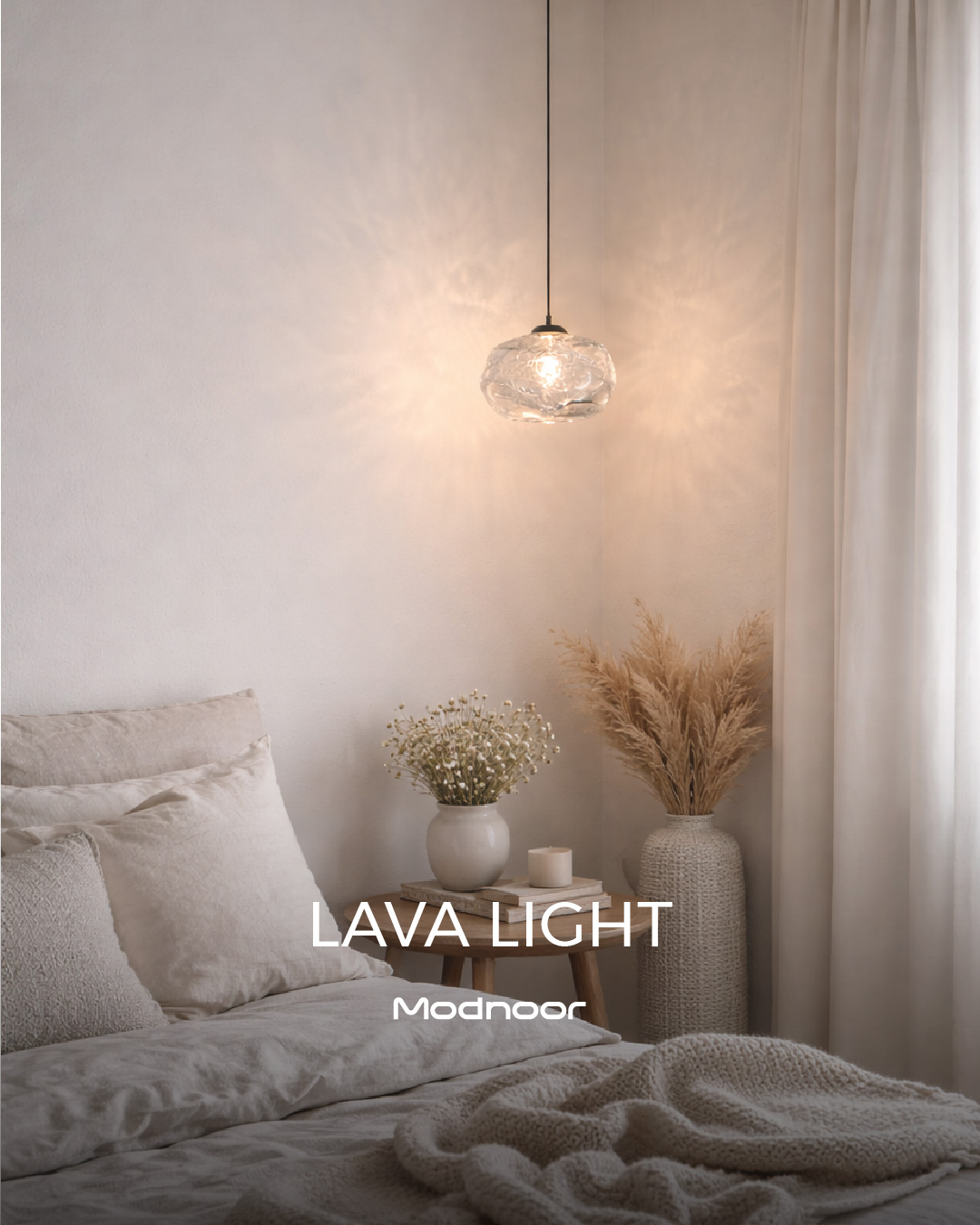 لوستر مدرن لاوا لایت 1 شاخه Lava Light