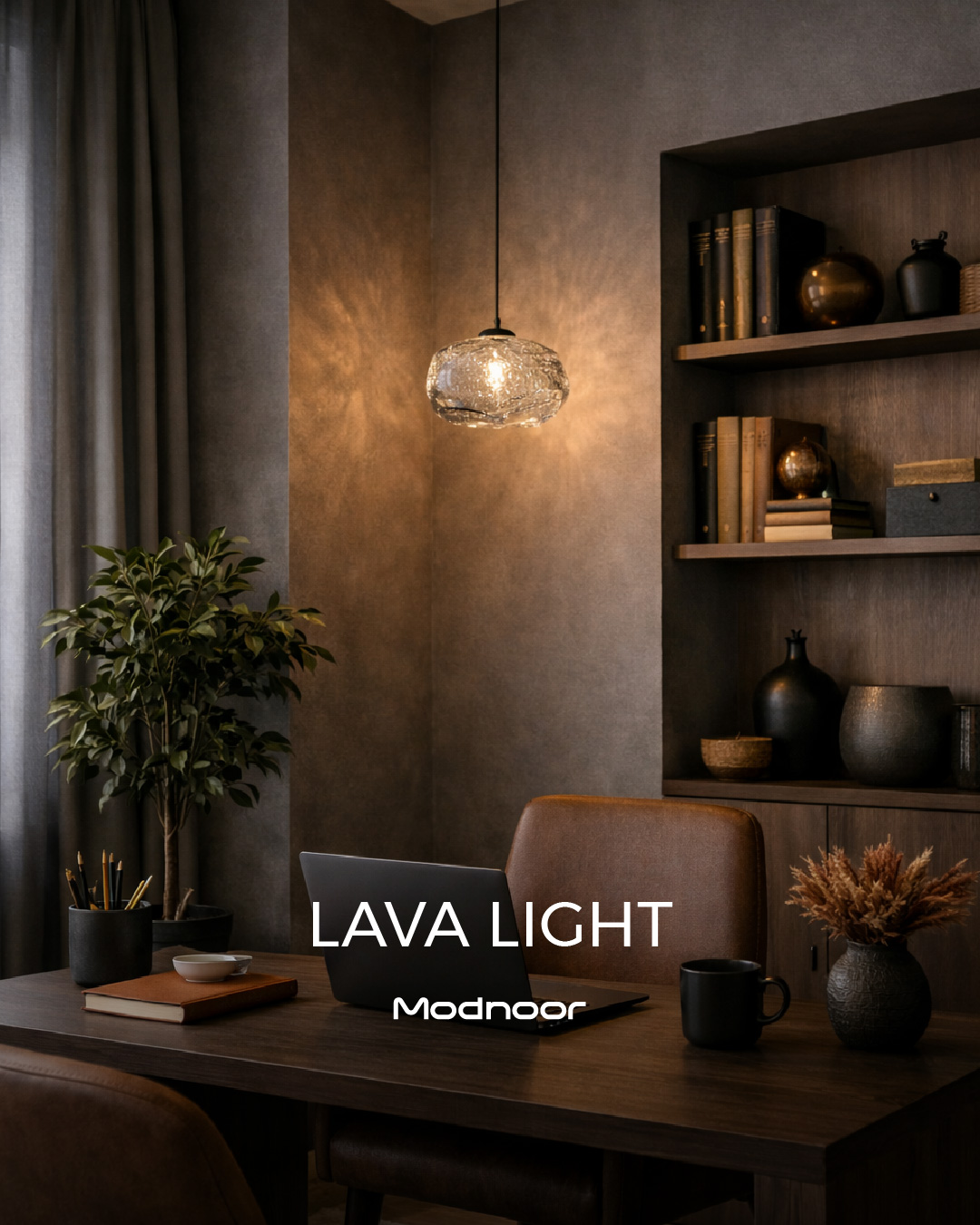لوستر مدرن لاوا لایت 1 شاخه Lava Light