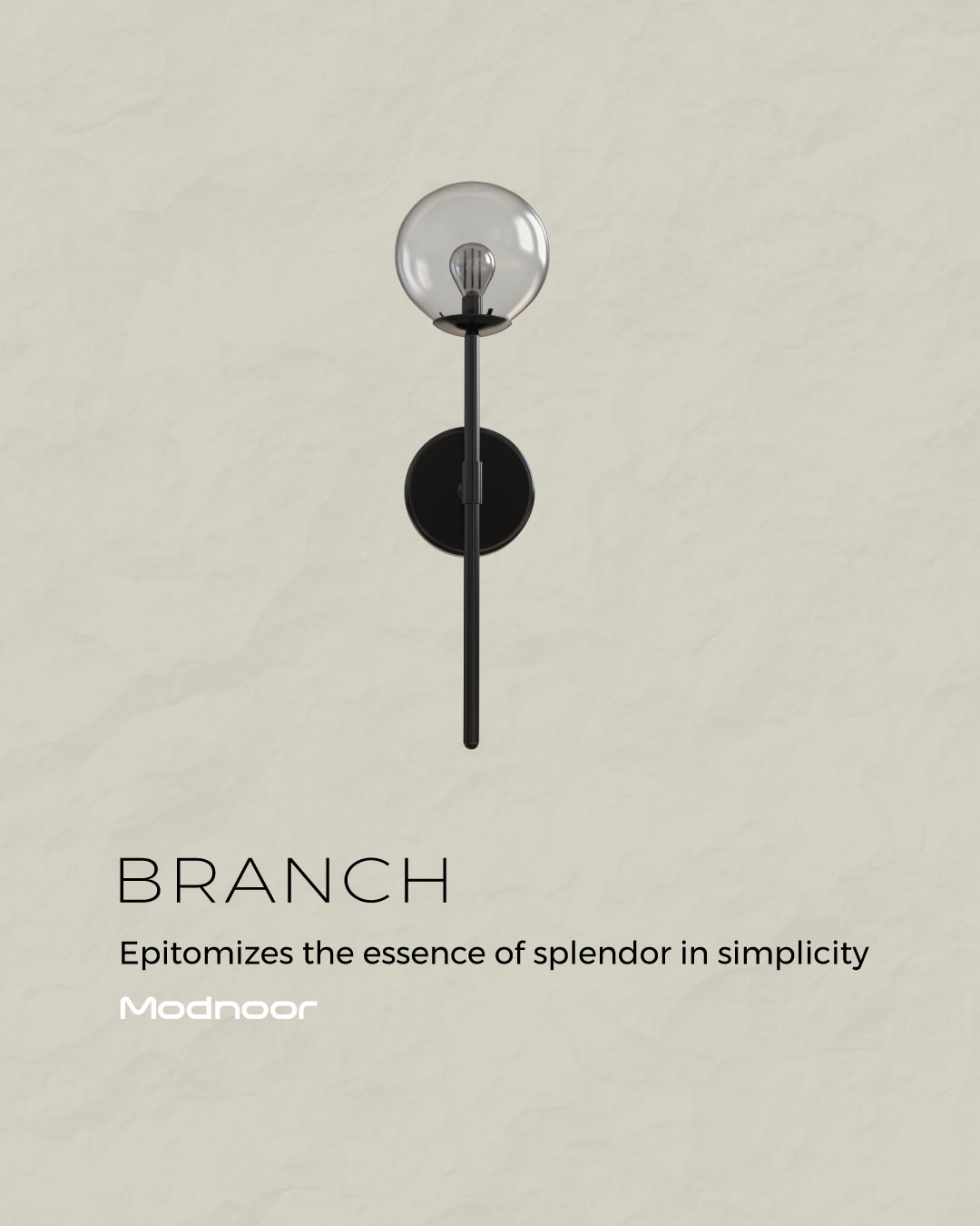 دیوارکوب برنچ لایت 1 شاخه – Branch Light