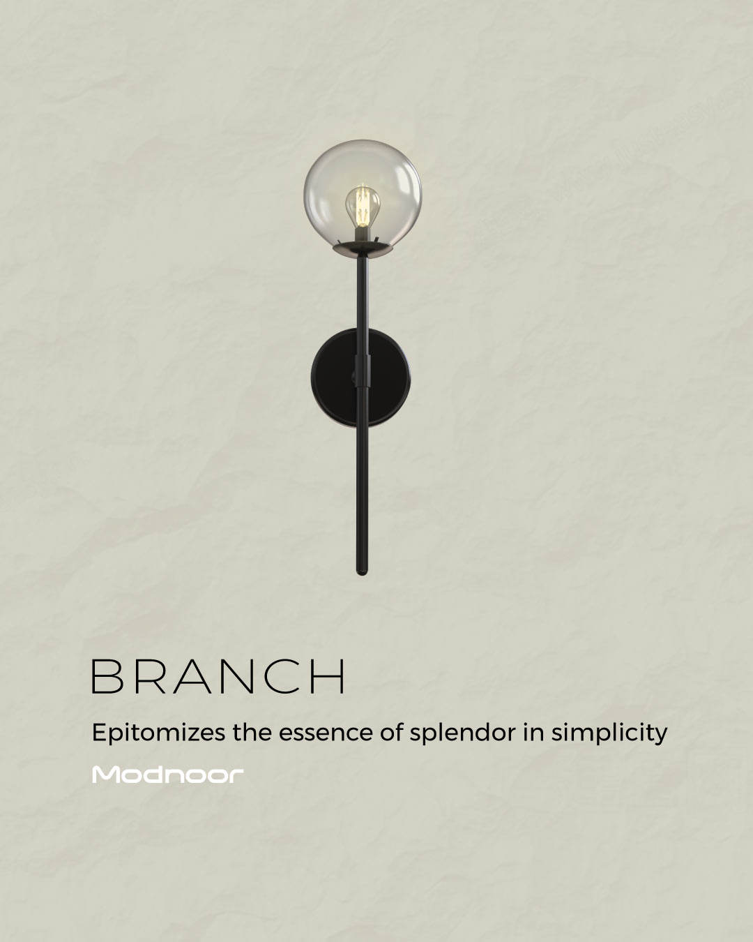 دیوارکوب برنچ لایت 1 شاخه – Branch Light