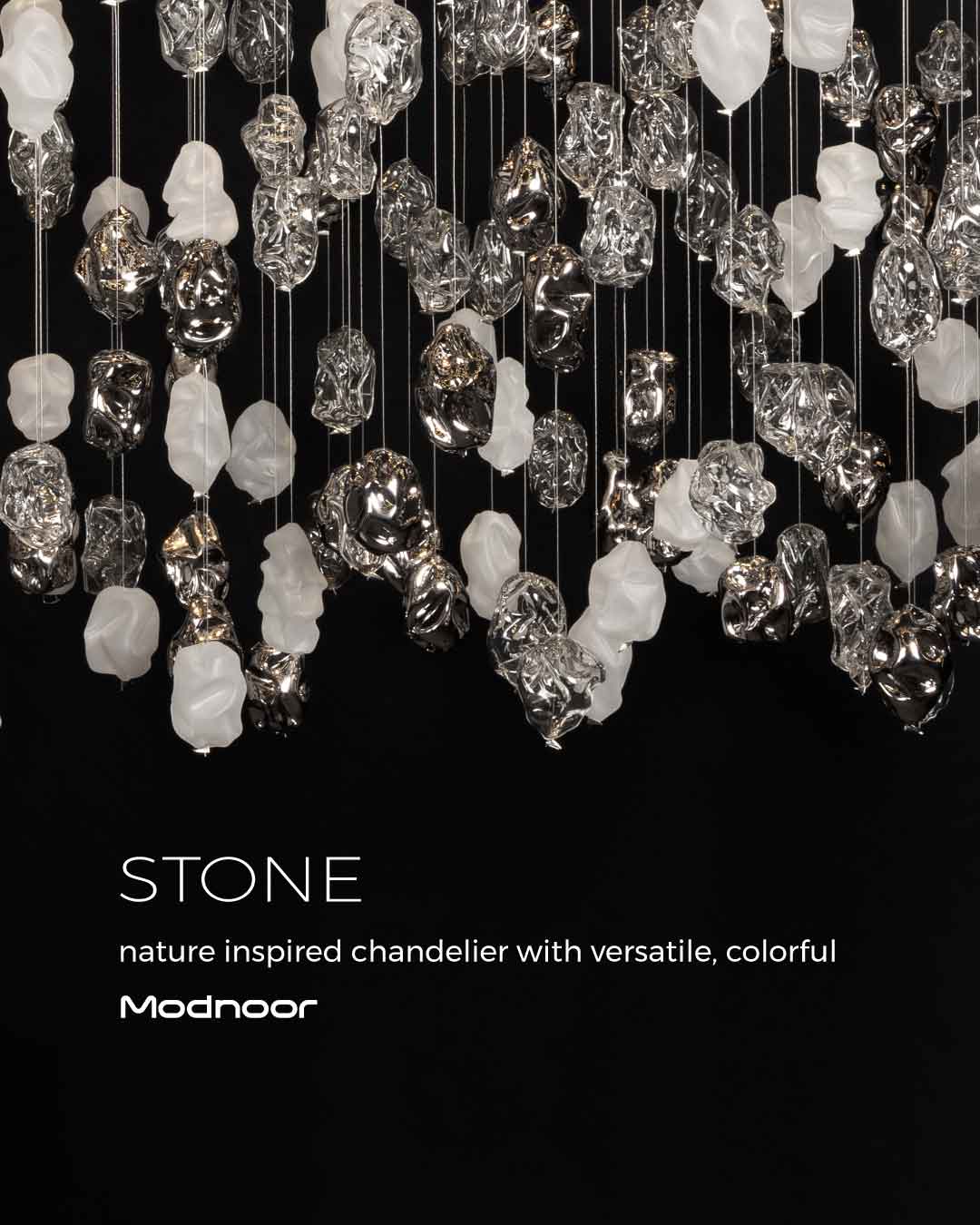 لوستر مدرن استون لایت - Stone Light