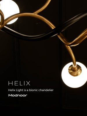 لوستر هلیکس لایت خطی – Helix Light