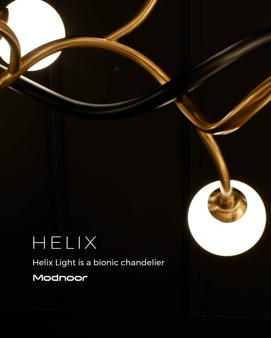 لوستر هلیکس لایت خطی – Helix Light