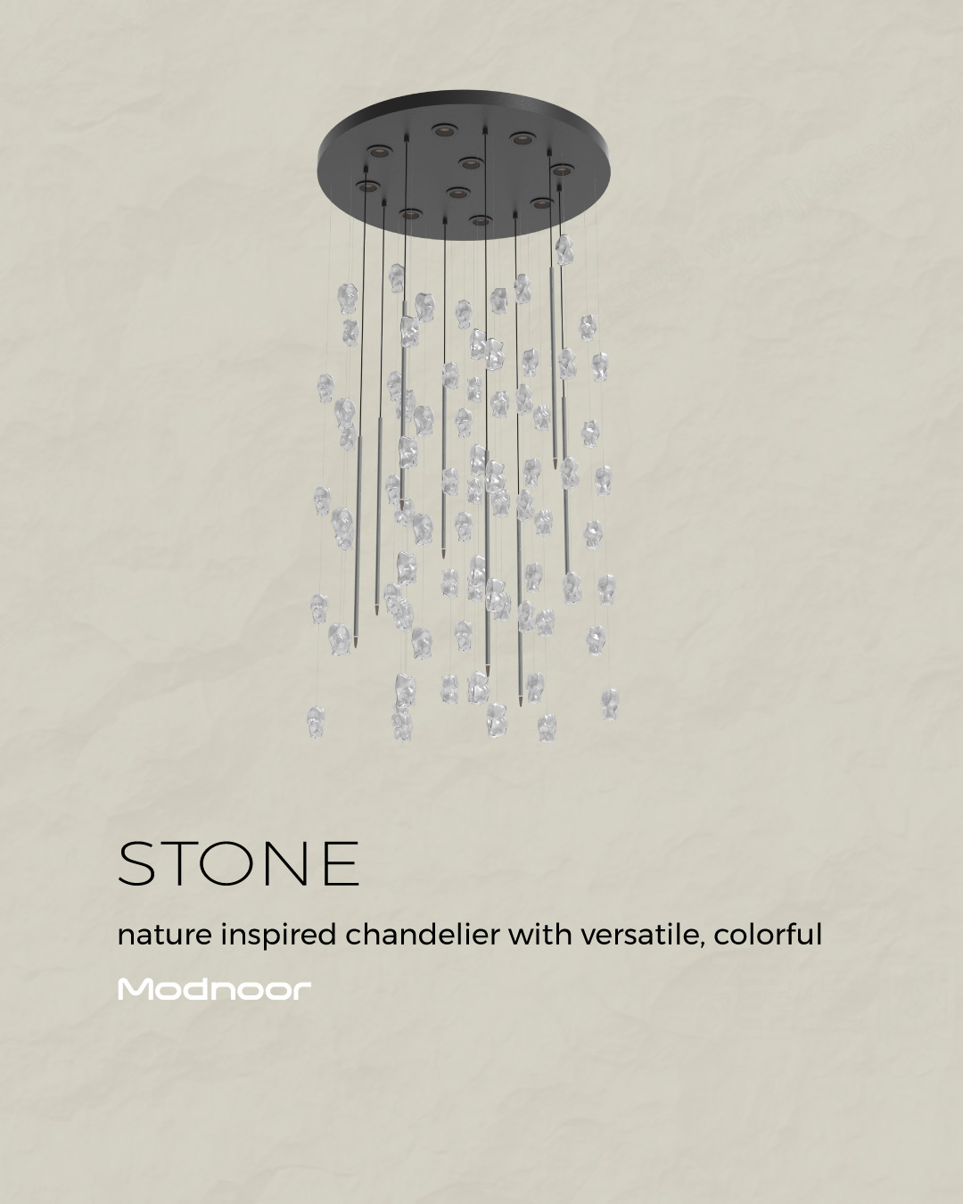 لوستر مدرن استون لایت - Stone Light