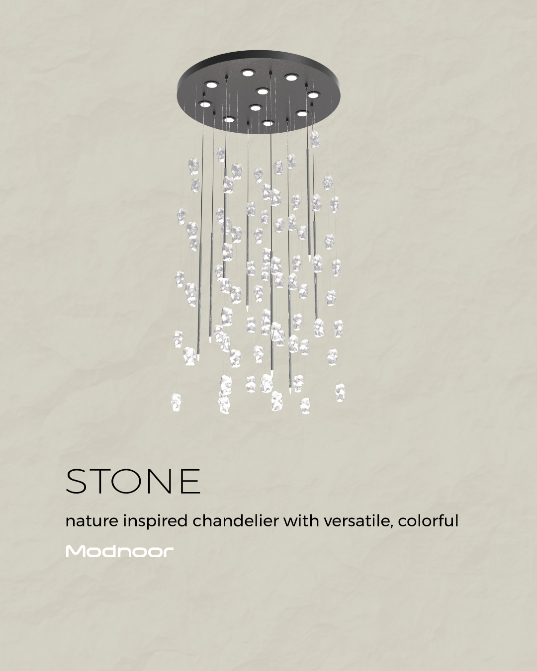 لوستر مدرن استون لایت - Stone Light