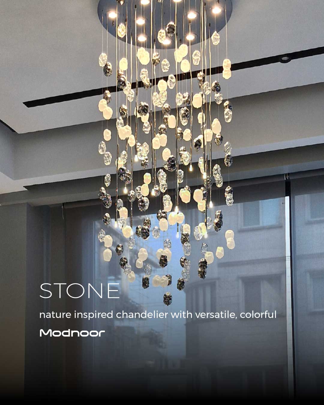 لوستر مدرن استون لایت - Stone Light