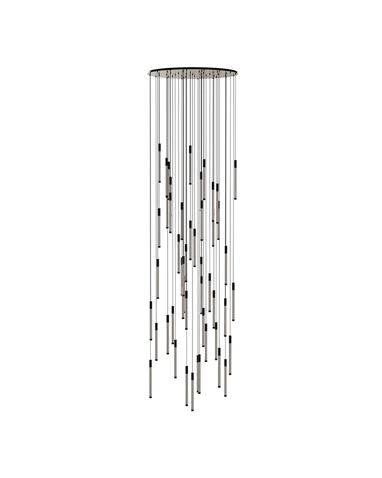 Noro_117cm_Lobby.02 لوستر قطر 117 وید و لابی 50 شاخه نورو 01 (01 Noro) در حالت خاموش - مدنور
