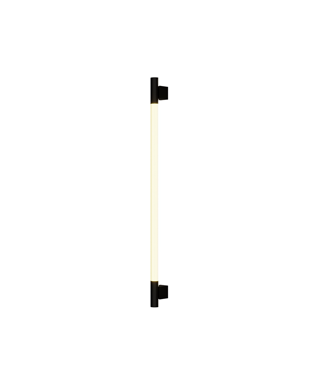 Noro_Wall_90 04 دیوارکوب ارتفاع 90 سانتیمتر نورو 01 (Noro 01) در حالت روشن و نمای نیمرخ - مدنور